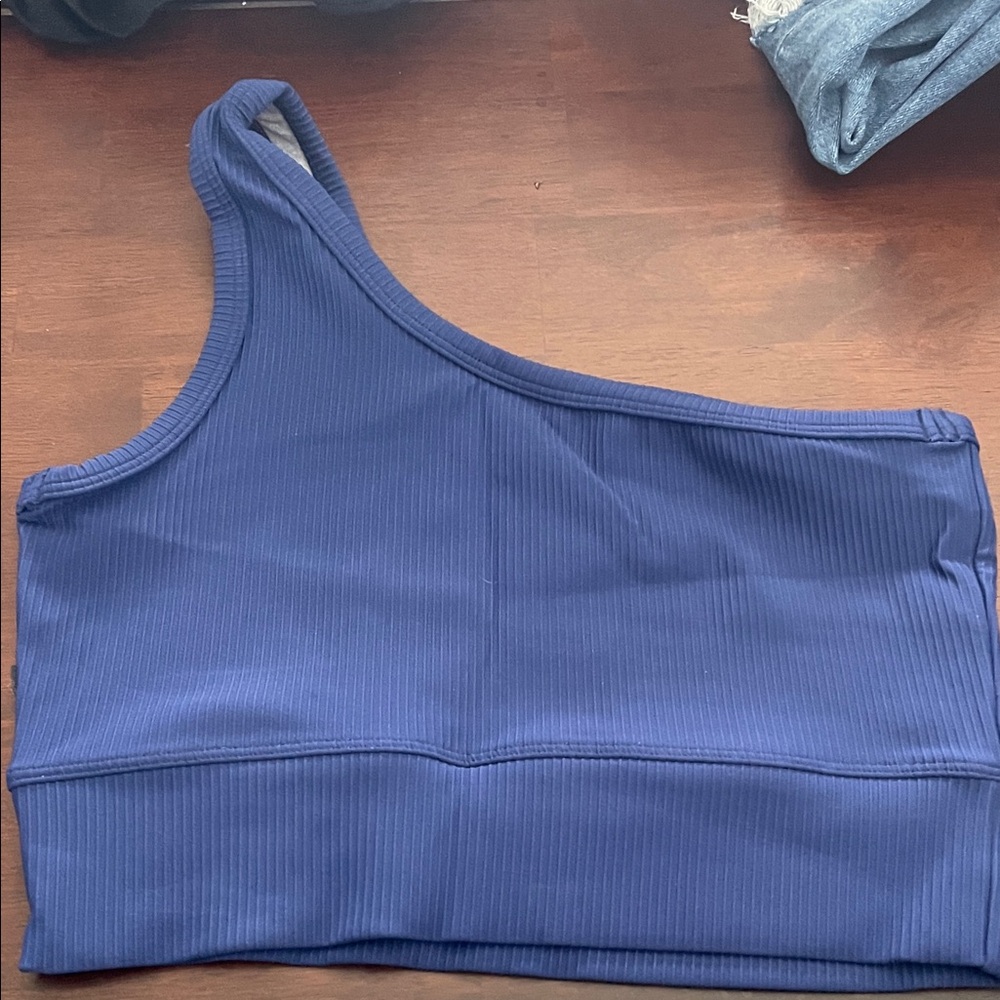 Born Primitive Blue One-Shoulder Bra